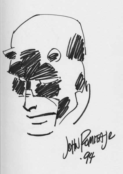 John Romita Jr Daredevil Con Sketch In Mark Hay S February 2003